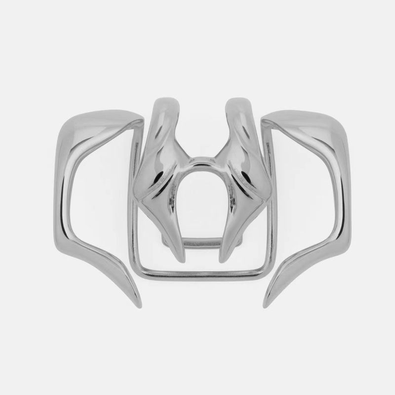 Bijoux pour hommes et femmes, style punk, pince à lèvres foncée sans perforation, design de niche dans un style froid, nouveau style, peut porter une décoration pour les lèvres sans perforation_voghion.com