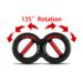 Multifunctional Hand and Forearm Trainer Gripper Exerciser Strengtheners 8-Shaped Wrist Training Equipment Twisting Exerciser_voghion.com