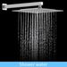 Shower System Shower Faucet Combo Set Wall Mounted With 10" Rainfall Shower Head And Handheld Shower Faucet, Brushed Nickel Finish With Brass Valve Rough-In_voghion.com