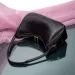 Borsa a mano alla moda classica retrò a forma di mezzaluna, borsa a tracolla da donna tinta unita per pendolari d'affari_voghion.com