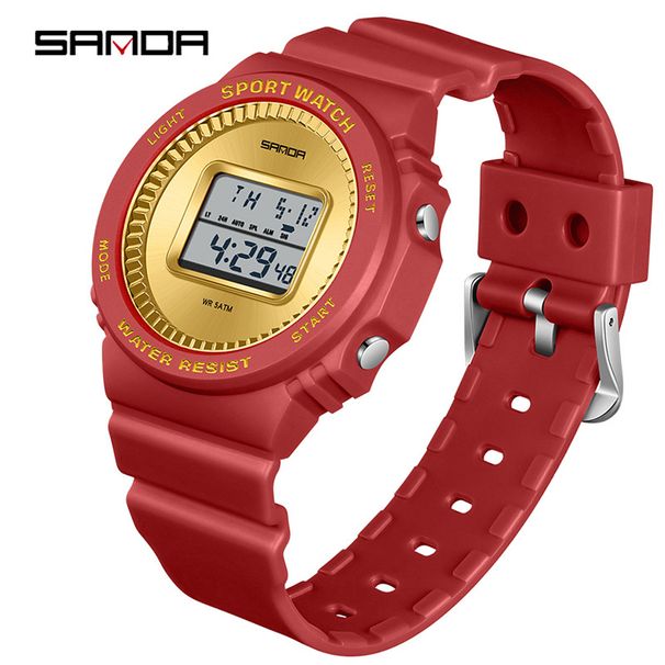 Multifunctional Digital Sports Watch With DIY Detachable Case & Strap, Countdown Timer, Night Light, Waterproof 50m, For Men And Women_voghion.com
