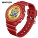Multifunctional Digital Sports Watch With DIY Detachable Case & Strap, Countdown Timer, Night Light, Waterproof 50m, For Men And Women_voghion.com