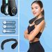 1pc Portable Fan With Bluetooth Speaker; Mini USB Fan Neckband Fan With Dual High Sound Quality Speakers; USB Rechargeable 3 Speed Neck Fan_voghion.com