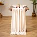Solid Color Simple Party Wedding Table Decoration Table Flag Anti Scratch Wear Resistant Polyester_voghion.com