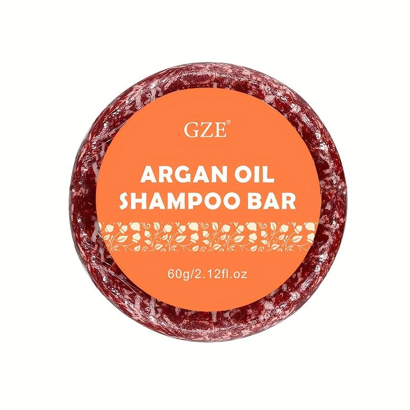GZE Arganöl-Shampoo-Riegel für trockenes Haar – Sanfte Feuchtigkeitsversorgung – Tropischer Duft – SLS-frei, sulfatfrei, seifenfrei, Zero Waste_voghion.com
