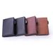 RFID Blocking Side-Push Card Wallet – Vintage PU Leather Slim Card Holder With Zippered Coin Pocket For Men & Women_voghion.com