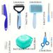 Summary Beauty Kit Nail Clippers And Files Flea Comb Pet Shedding Brush Silicone Toothbrush Customizable Label_voghion.com