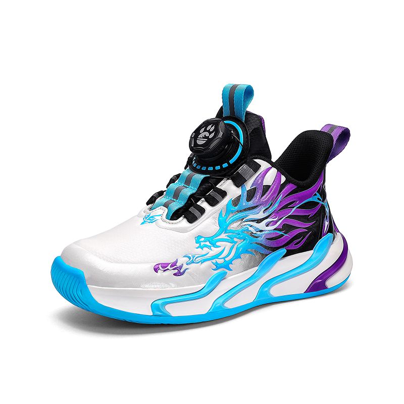 Neue wasserdichte Kinder-Sport-Freizeitschuhe mit Drehschnalle und Lederoberteil, atmungsaktive Laufschuhe für Grundschüler_voghion.com