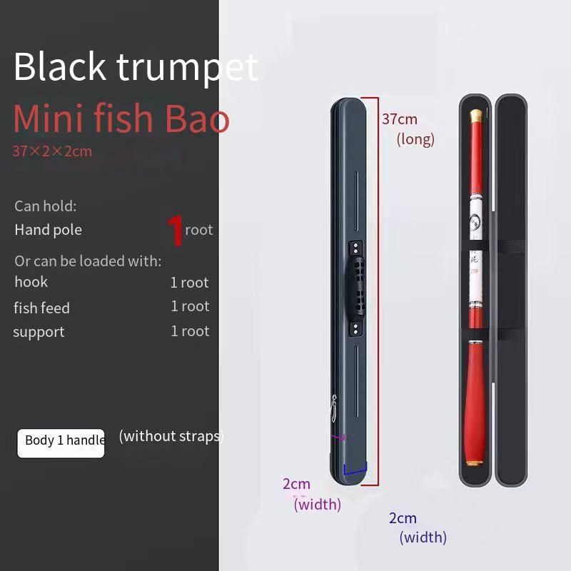 Hard Shell Lightweight Multifunctional Rod Handheld Fishing Gear Bag_voghion.com