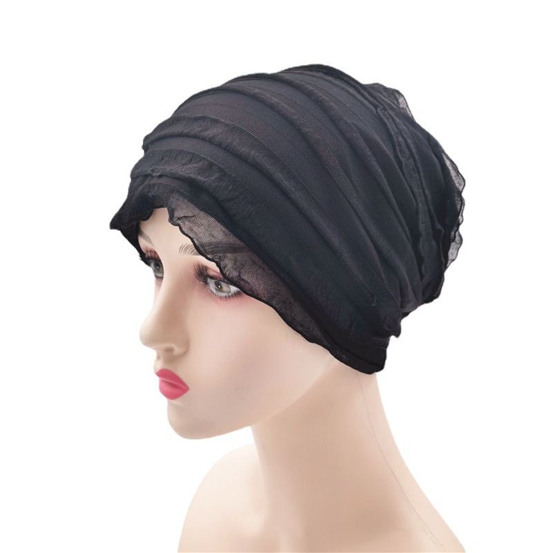 Kadınlar için kel şapka, panjur, bin katman, ilkbahar, sonbahar ve kış stilinin Kore versiyonu, yaşlılar için,_voghion.com