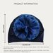 Novo chapéu turbante feminino com flores grandes, chapéu turbante do Oriente Médio, chapéu pulôver de tecido elástico, decoração clássica de flores, festa da moda_voghion.com