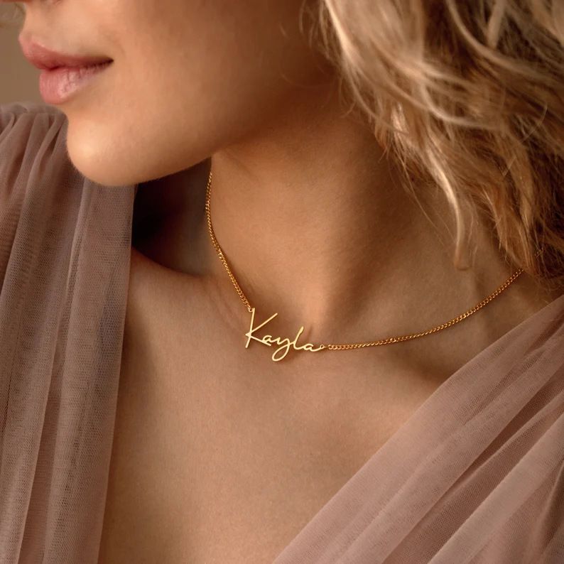 Collana personalizzata con ciondolo a forma di lettera fai da te in acciaio inossidabile, spedizione speciale in 3 giorni_voghion.com