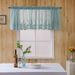 One Piece Of Transparent Kitchen And Coffee Shop Curtain With Embroidered Rods, Short Weiman Small Window Short Curtain_voghion.com
