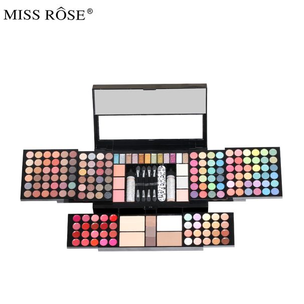 120 Color Matte Eyeshadow + High Gloss Lipstick Makeup Box Pearlescent Eyeliner Multi Function Makeup Tray_voghion.com