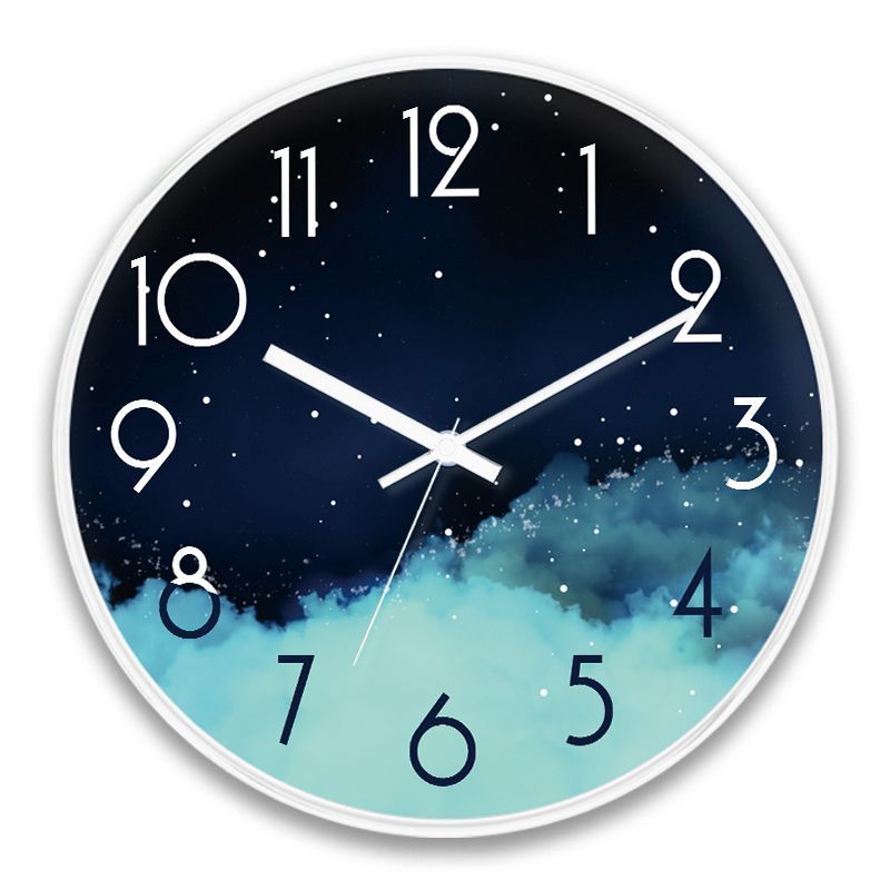 Living Room Minimalist Personality Home Fashion Creative Modern Quartz Wall Clock Bedroom Silent_voghion.com