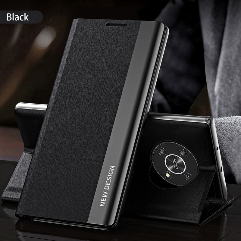 Luxury Leather Flip Book Stand Cover For Honor Magic4 Lite Light 5G Case Holder Wallet Phone Coque Honer Magic 4 Lite 4L_voghion.com