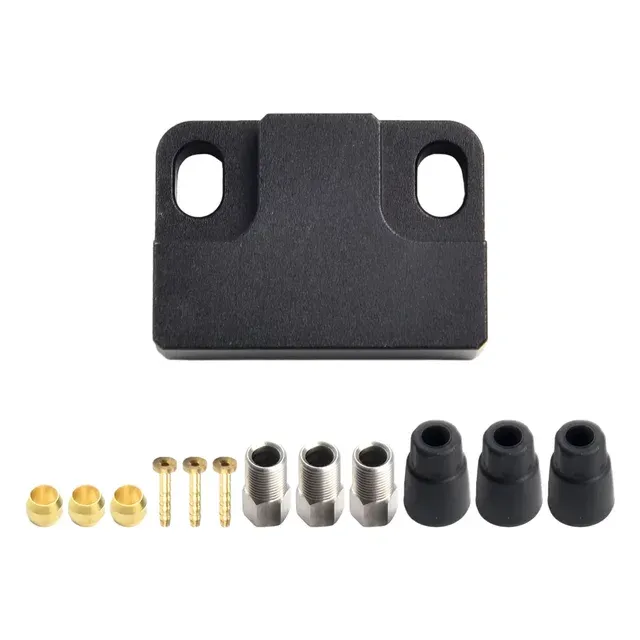 1 st hydraulisk kabel-T-koppling 1 till 2 adapter modifierad kontakt för distributionsvae aluminiumlegering cykelbromstillbehör_voghion.com