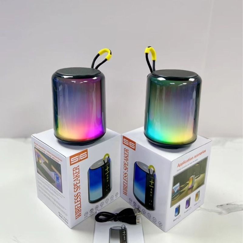 New S16 Bluetooth speaker wireless small high-quality audio outdoor overweight subwoofer new, computer home_voghion.com