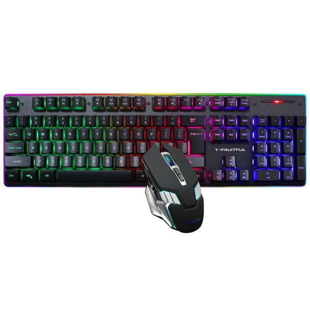 Yunguoguo Km99 Office Gaming und kabelloses Laden Hintergrundbeleuchtung Tastatur für Gamer Maus Anzug_voghion.com