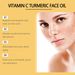 Olio idratante e illuminante per il viso alla curcuma e vitamina C OUHOE_voghion.com