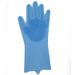 Silicone Household Waterproof Kitchen Cleaning Tool Durable Anti-scald Dishwashing Gloves_voghion.com