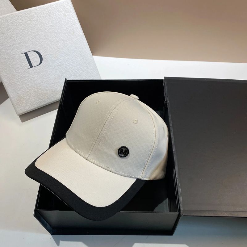 Hut Damen einfache Gezeitenkappen Ins Mode vielseitige Baseballkappen Herren schwarz-weißes Visier Gezeiten_voghion.com