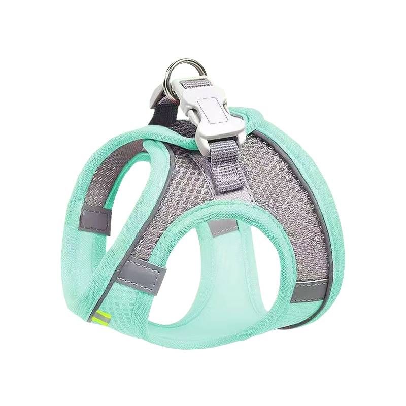 Pet Chest Harness Summer Breathable Reflective Dog Leash_voghion.com