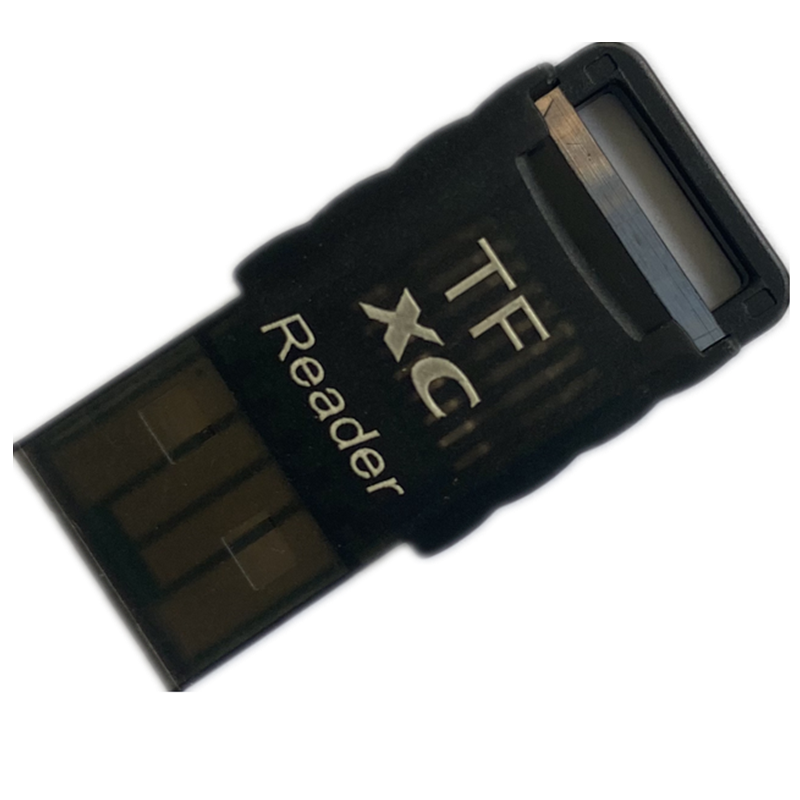 Mini lecteur de carte microSD ultra-mince et haute vitesse, compatible avec USB TF et USB 512 Go, boîtier simple et léger_voghion.com