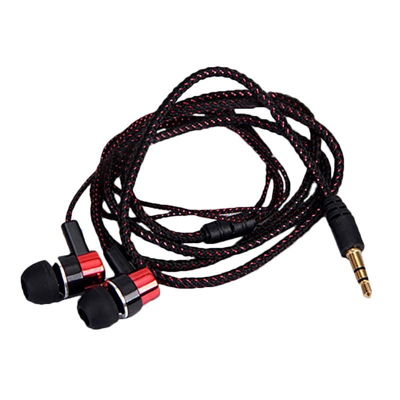 Bass Stereo In-Ear Earphone Wired Headphone Earbud Metal Headset For Phone PC_voghion.com