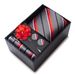 2024 New Men's Suit Accessories Cufflinks Square Scarves Chest Tie Premium Set Gift Box Packaging_voghion.com