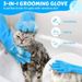 Fellpflegehandschuhe für Haustiere, Badeshampoo für Hunde und Katzen, Schrubber, magischer Geschirrspülreiniger, Silikonhandschuhe zur Haarentfernung für von PawParty Store_voghion.com