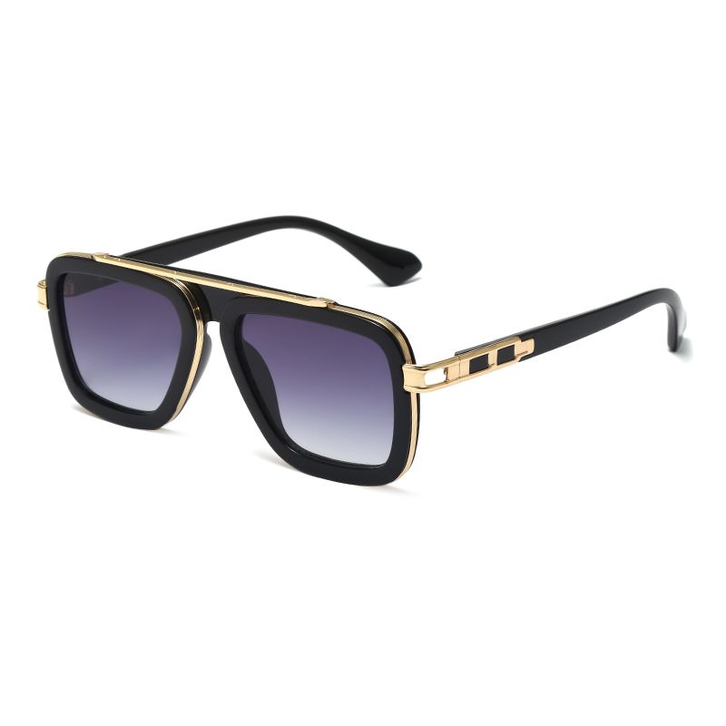 Moderiktiga fyrkantiga solglasögon Coola män Vintage märkesdesign solglasögon kvinnor UV400-skärmar Oculos De Sol_voghion.com