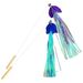 Extended Tassel Sequin Interactive Boredom Relief Self-Entertainment High-End Bell Feather Cat Teaser Wand_voghion.com