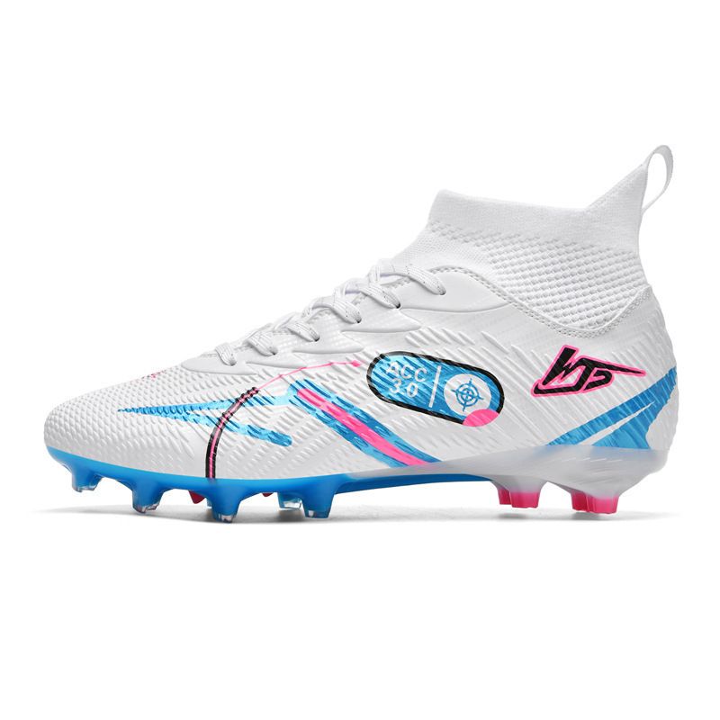 High-Top TF Kunstrasen AG Fußballschuhe aus Leder für Männer, Frauen, Kinder, Jugendliche und Studenten Trainingsschuhe_voghion.com