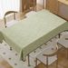High-end Wash-Free, Wipeable, Waterproof, Oil-Proof, Home Atmosphere Tablecloth, Light Luxury, High-End Feel,_voghion.com
