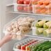 Kühlschrank-Schubladen-Organizer – Aufbewahrungsbox für Eier und Obst aus Kunststoff, transparenter Frischhaltebehälter, EU-Küche_voghion.com
