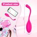 Vibratore indossabile a forma di uovo vibrante con telecomando e velocità multipla per donne, giocattoli sessuali per coppie, palline vaginali_voghion.com