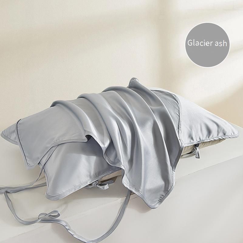 A-Klasse Satin-Eisseiden-Kissenbezug – öl- und schweißfest, ultraweich für Sommernächte und Reisen_voghion.com