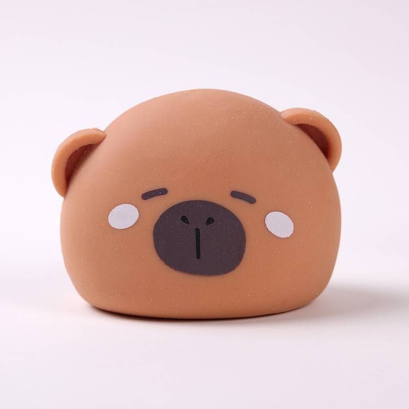 Squishy de espuma, carpincho, carpincho, goma suave, muñeco musical para apretar, juguete de descompresión._voghion.com