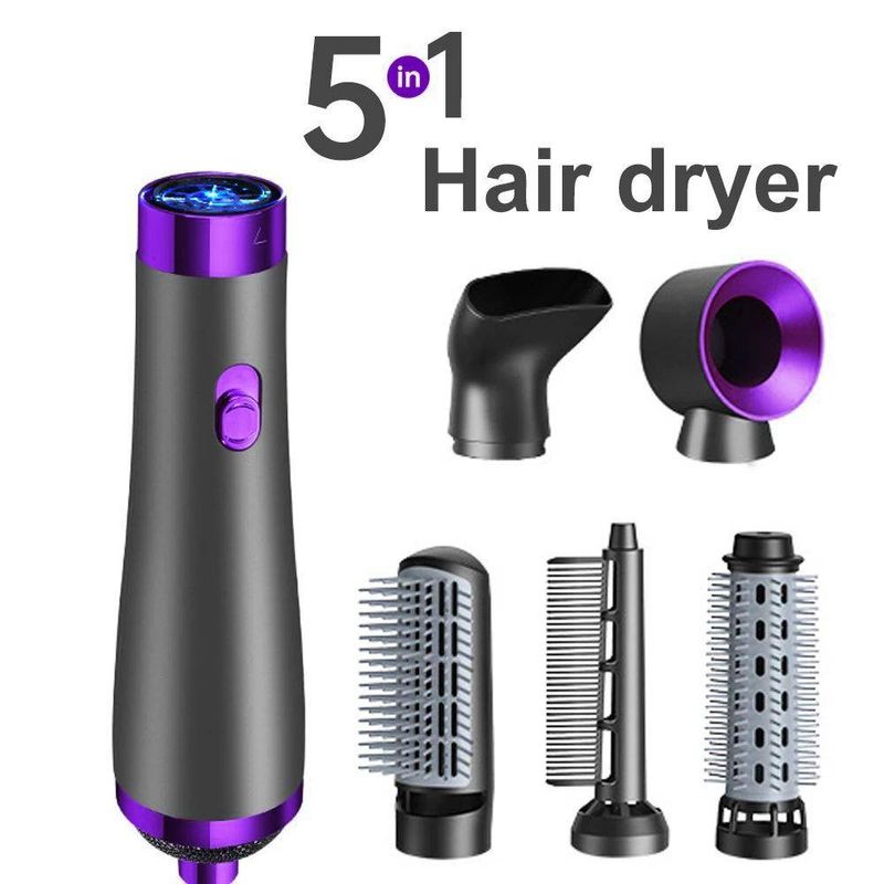 5 In 1 Multifunctional Hair Dryer Portables High Speed Hairdryer Professional Noise Reduction Constant Temperature_voghion.com