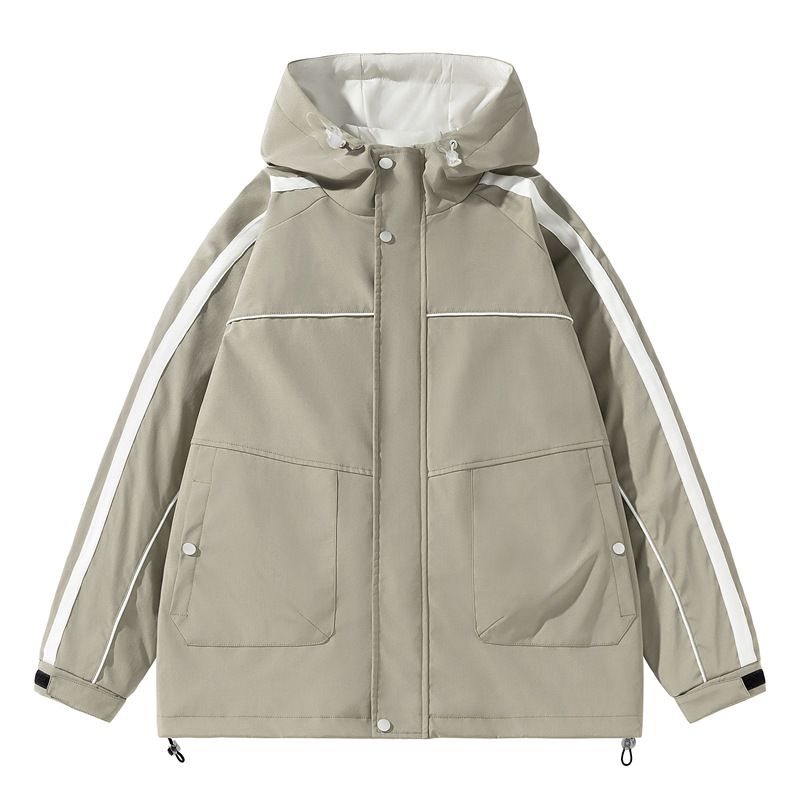 Coat autumn hooded windproof waterproof assault jacket loose casual versatile men's clothing trend_voghion.com