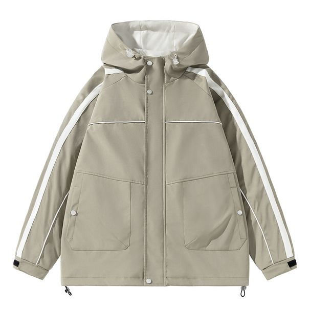 Coat autumn hooded windproof waterproof assault jacket loose casual versatile men's clothing trend_voghion.com