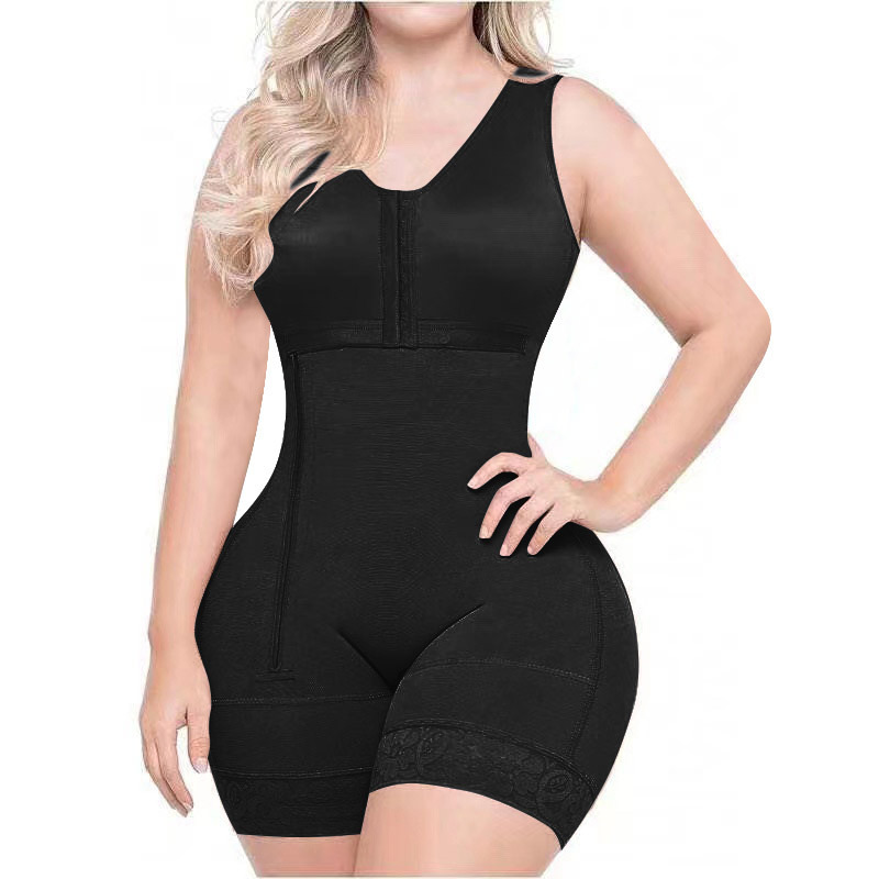 calças modeladoras de seios que melhoram o corpo com zíper lateral, calças que apertam a cintura, apertam a barriga e levantam o bumbum, espartilho pós-parto de tamanho grande para modelar o corpo_voghion.com