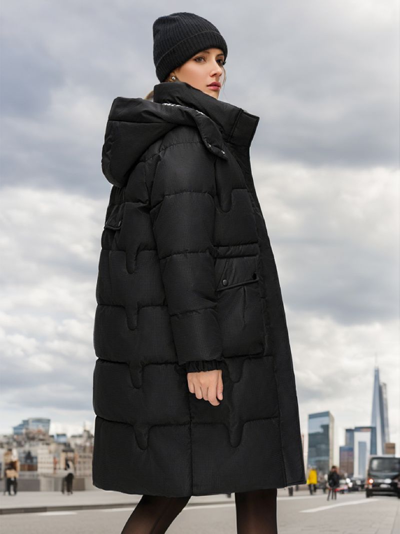 Giacca calda da donna, cappotto lungo da donna, giacca invernale coreana imbottita in cotone, giacca imbottita in cotone di grandi dimensioni_voghion.com