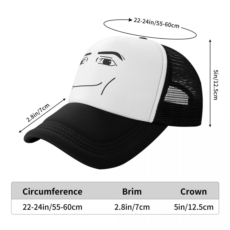 Gepersonaliseerde Anime Robot Gezicht Baseball Cap Vrouwen Mannen Verstelbare Trucker Hoed Sport Snapback Caps Zomer Hoeden_voghion.com