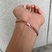 Light Luxury Xiping Heavy Craft Rose Gold Color Horsewhip Cuban Chain Couple Bracelet Simple High Appearance_voghion.com