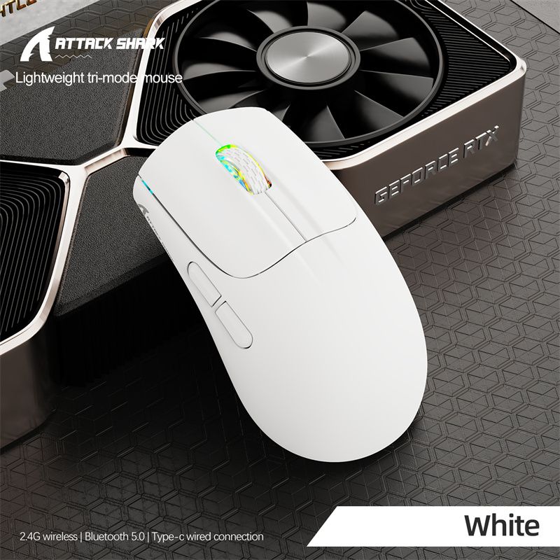 X New Arrivals Bluetooth G Wireless Wired Three mode Lightweight Gaming RGB Lighting Five speed DPI Ad aming RB_voghion.com