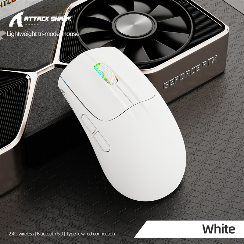X Novidades Bluetooth G sem fio com fio de três modos Leve iluminação RGB para jogos com cinco velocidades DPI Ad aming RB_voghion.com