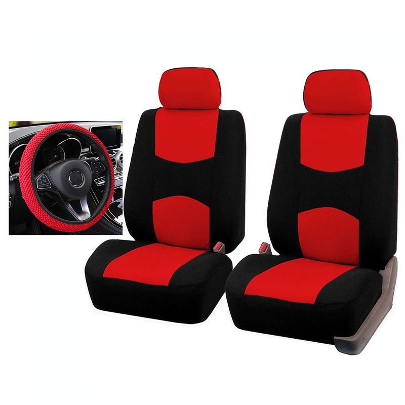 Car chair cover Seat cover sandwich steering wheel cover car_voghion.com