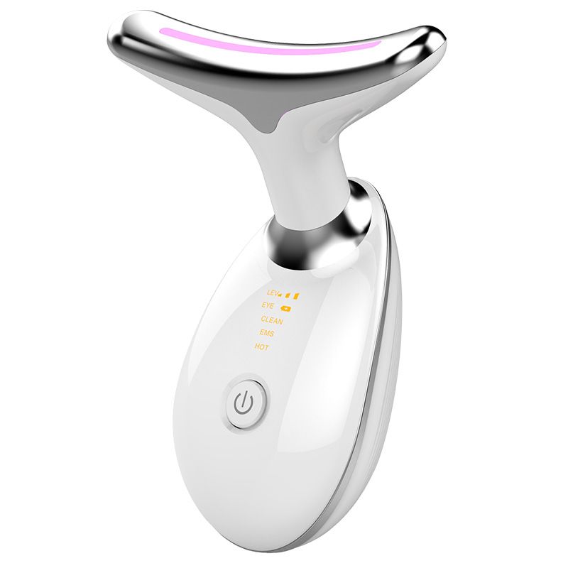 Thermische nek EMS Lifting and Tighten Massager Elektrische microstroom Rimpelverwijderaar LED Photon Gezichtsschoonheidsapparaat voor_voghion.com